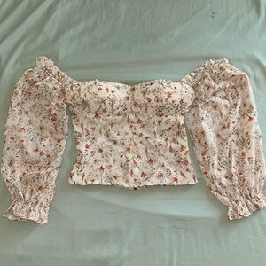 Floral Off Shoulder Blouse